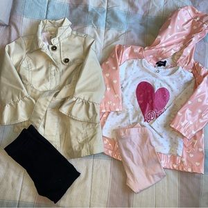Girls trench coat / rain coat bundle